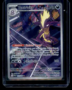 Toxtricity 103/094 Illustration Rare Phantasmal Flames Pokemon Holo Near Mint - Image 1