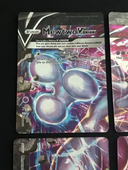 Mewtwo V-UNION [Set of 4] SWSH: Sword & Shield Promo Holo Pokemon TCG - NM - Image 2