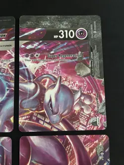 Mewtwo V-UNION [Set of 4] SWSH: Sword & Shield Promo Holo Pokemon TCG - NM - Image 3