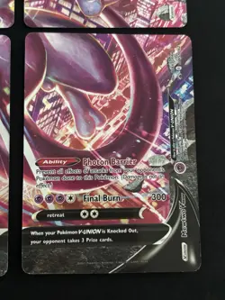Mewtwo V-UNION [Set of 4] SWSH: Sword & Shield Promo Holo Pokemon TCG - NM - Image 4