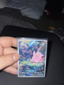 Pokemon Clefairy Illustration Rare Full Art Holo Sv09 094/088 English - Image 3