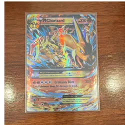 Pokemon TCG M Charizard EX MEGA EX Full Art Holo Ultra Rare 13/106 220 HP - Image 1