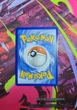 Swirls 🌀 Vaporeon 168 Cosmos Holo Heavily Bleed Error Rare Pokemon TCG ✨ - Image 4