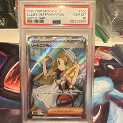 Pokemon Lillie's Determination 086/063 M1l Mega Brave Super Rare Holo PSA 10 JP - Image 1