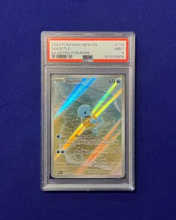 PSA 9 Squirtle #170 151 Pokemon 2023 MINT - Image 1