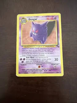 Gengar 20/62 Fossil Regular Pokemon TCG - Image 1