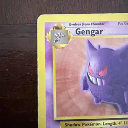 Gengar 20/62 Fossil Regular Pokemon TCG - Image 5