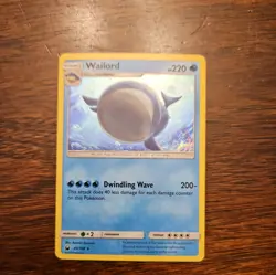 Wailord 40/168 Cosmos Holo Promo Blister Exclusives 040/168 Water Holo Pokemon C - Image 1