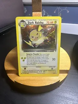 Pokemon TCG Dark Raichu 7/110 Legendary Set Holo LP Rare -c - Image 1