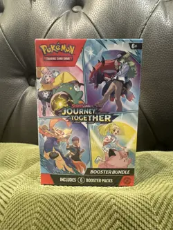 Pokemon TCG Journey Together Booster Bundle SEALED - 6 Booster Packs - Image 1