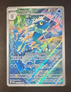 Frogadier 089/086 ME04: Chaos Rising NM Pokemon TCG Shiny Rare Illustration Rare - Image 1