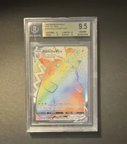 Pikachu VMAX SCR #188 2020 Pokemon Sword and Shield Vivid Voltage BGS 9.5 - Image 1