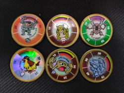 Pokemon 1998 Battle Coins - Lot of 6 - Image 1