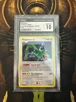 Pokemon Rayquaza 14/146 Legends Awakening Holo CGC 10 - Image 1