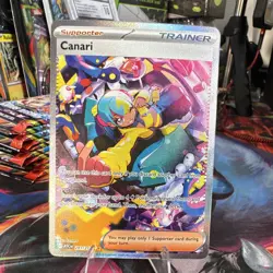 The Pokemon Company Canari 291/217 Secret Rare Full Art Trainer Supporter Holo - Image 1