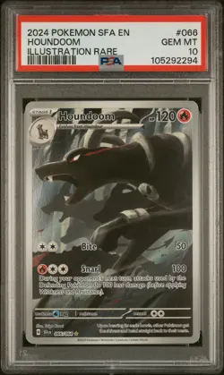Houndoom #066/064 - 2024 Pokemon Sv: Shrouded Fable - GEM Mint PSA 10 - Image 1