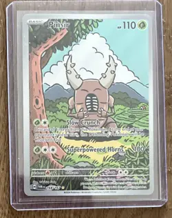 Pokemon Pinsir 168/167 Twilight Masquerade Holo Illustration Rare 110 HP 100 - Image 1