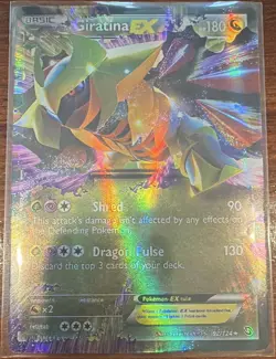 Pokemon TCG Giratina-EX 92/124 Dragons Exalted Full Art Holo UR Eng 2012 - Image 1