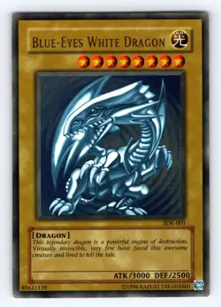 Yugioh Blue-Eyes White Dragon SDK-001 Ultra Rare - LP-MP 💎 - Image 1