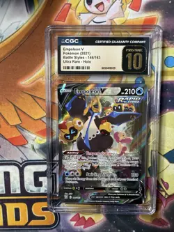 Pokemon Empoleon V Battle Styles Full Alt Art #146 CGC 10 PRISTINE - Image 1
