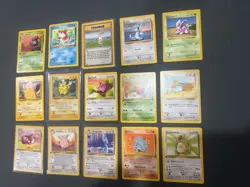Lot of 15 Pokemon WOTC First Edition Cards LP Base Set Jungle 1999 Vintage - Image 2