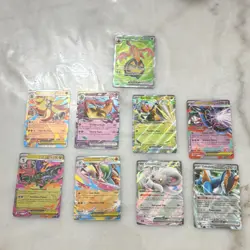 Pokemon TCG Chaos Rising EX 8-Card Lot Full Art Holo - Image 1