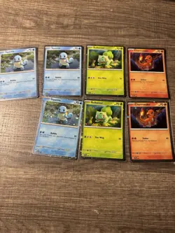 Pokemon TCG Scarlet & Violet SVP Promo 6-Card Lot Squirtle/Bulbasaur/Charmander - Image 1
