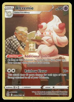 Pokemon Cards Alcremie TG08/TG30 Brilliant Stars Trainer Gallery Holo LP - Image 1