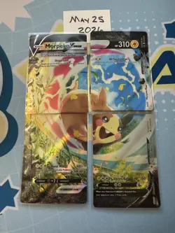 Morpeko V-Union SWSH218 Sword & Shield Promo Cards Set of 4 - Image 1