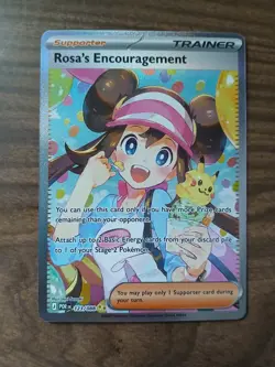 Rosa's Encouragement SR Pokemon Card 123/088 Perfect Order - Image 1