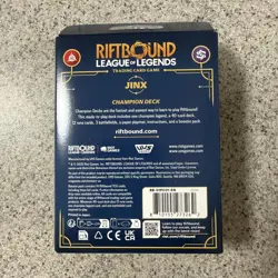 Riftbound League Of Legends TCG - Jinx Champion Deck - 56 Card Starter Deck - Image 4