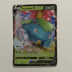 Pokemon Venusaur V SWSH: Sword & Shield Promo Holo SWSH100 Basic 220 HP Card - Image 1