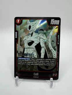 Dragon Ball Fusion World Imperfect Cell SB01-009 Manga Booster Rare Foil Card - Image 1