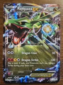 Rayquaza EX - XY73 Promo Ultra Rare Card MP/HP - PokemonTCG - Image 1