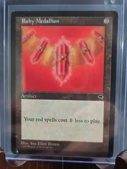 Ruby Medallion Tempest MTG Regular Lightly Played - Image 3