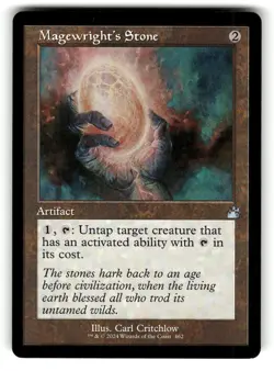Magewright's Stone (Retro Frame) 462 Ravnica Remastered Magic: The Gathering NM - Image 1