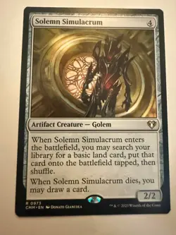 Solemn Simulacrum R Commander Masters 973 NM - Image 1