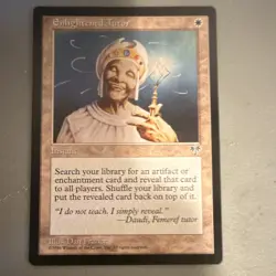 Wizards of the Coast Enlightened Tutor Mirage Instant White Uncommon - Image 1
