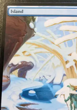 Island (Winter Full Art) 0269 BLB Land Bloomburrow Magic: The Gathering - Image 2