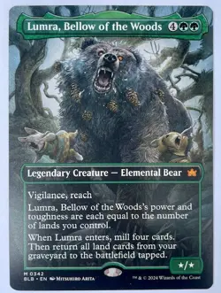 MTG Lumra, Bellow of the Woods 0342 Extended Art (NM) - Image 1