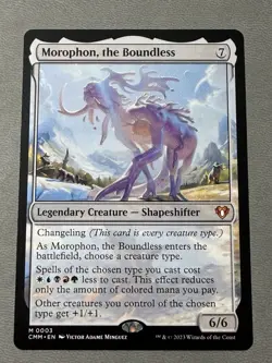 Morophon, the Boundless [CMM - 3] - NM [Normal] TCG MTG - Image 1