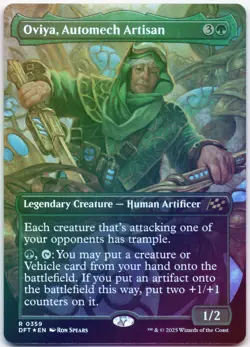 Oviya, Automech Artisan (Borderless) Foil R Aetherdrift 359 NM - Image 1