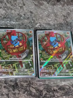 Pokemon SEALED Riolu 010 Black Star Promo Mega Evolution Full Art Holo TCG - Image 4
