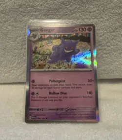 Pokemon TCG Gengar 094/165 Sv: Scarlet & Violet 151 Rare Holo English - Image 1