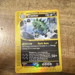 Pokemon TCG Tyranitar 029/165 Expedition Base Set Reverse Holo Holo Rare English - Image 1