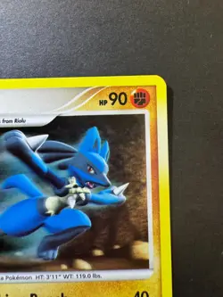 Lucario 2/17 POP Series 8 Cosmos Holo LP Pokemon TCG Vintage - Image 3