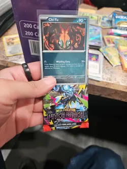 Chi-Yu #59/84 Reverse Holo Pokemon Mega Evolution Pitch Black - Image 4