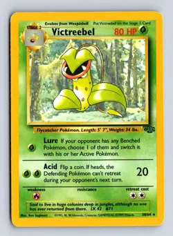 Victreebel 30/64 R Jungle Pokemon Unlimited MP - Image 1