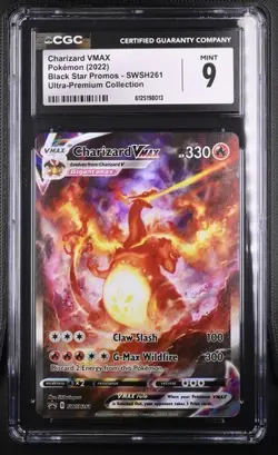 Pokemon Charizard VMAX | Englisch SWSH261 Promo | 9 PSA CGC - Image 1