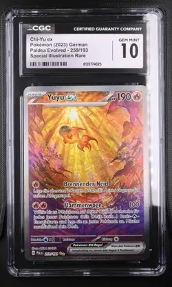 2023 POKEMON YuYu 259 PAL DE-PALDEA EVOLVED SPECIAL CHI-YU EX PSA CGC 10 - Image 1